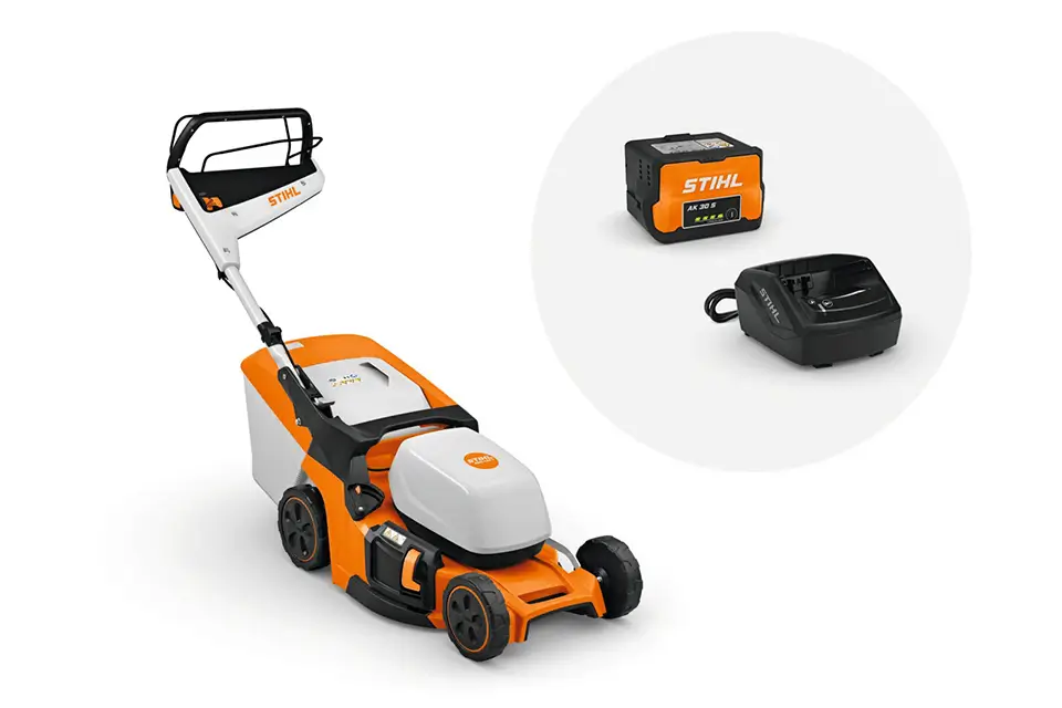 Stihl rma 448 v med batteri och laddare